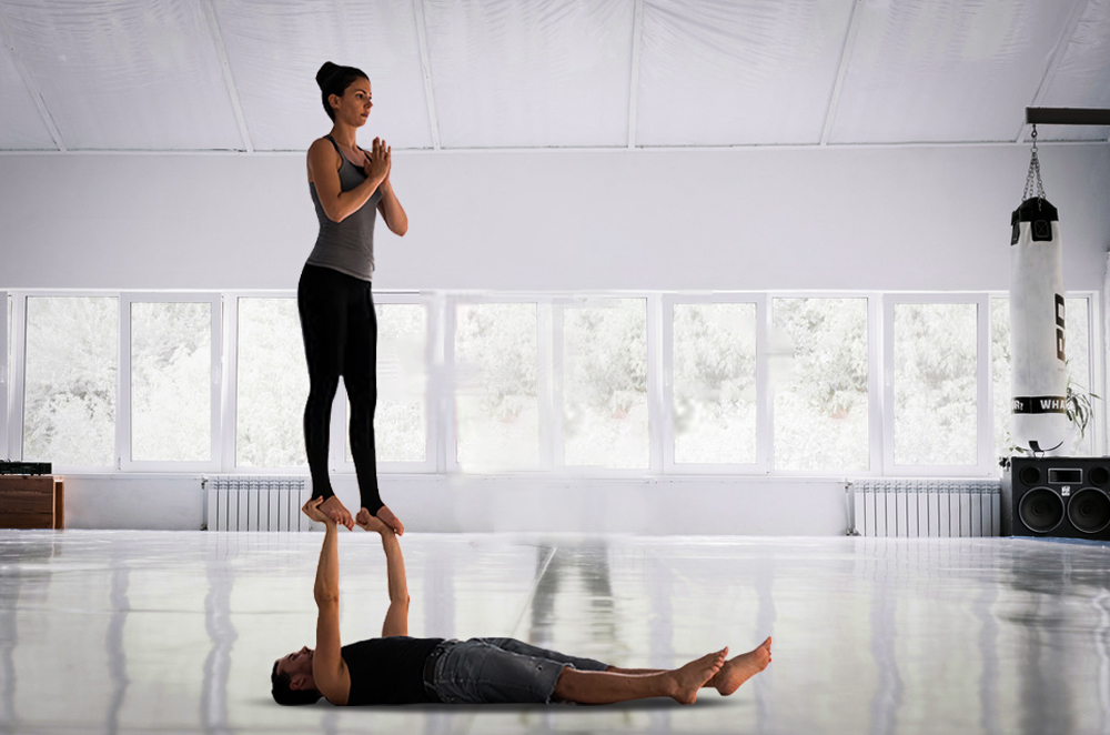 Easy Partner Acro Yoga Poses