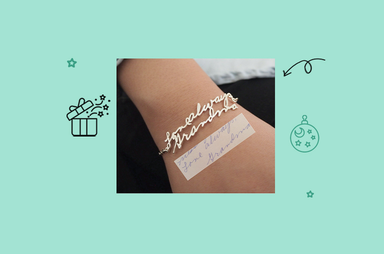 Custom Handwriting Bracelet