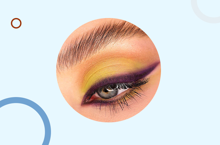 eyeshadow looks colourful