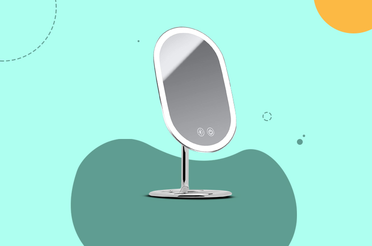 Fancii Illuminated Rechargeable Cosmetic Mirror