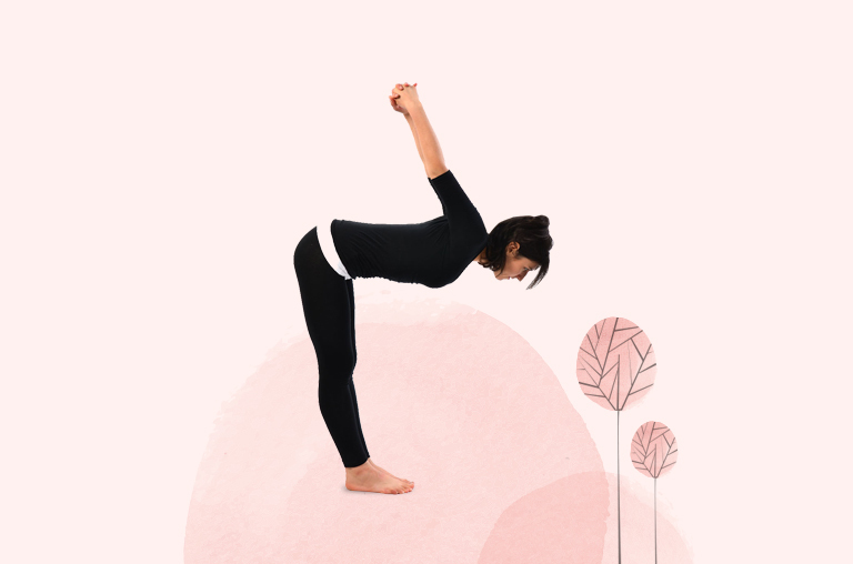 Dwikonasan - Double Angle Pose