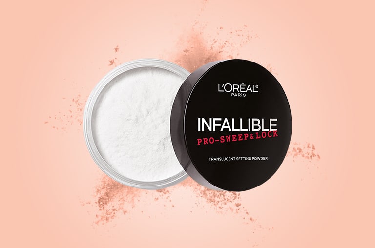 L’OREAL Paris makes up Infallible Pro sweep and locks loose matte Setting Powder