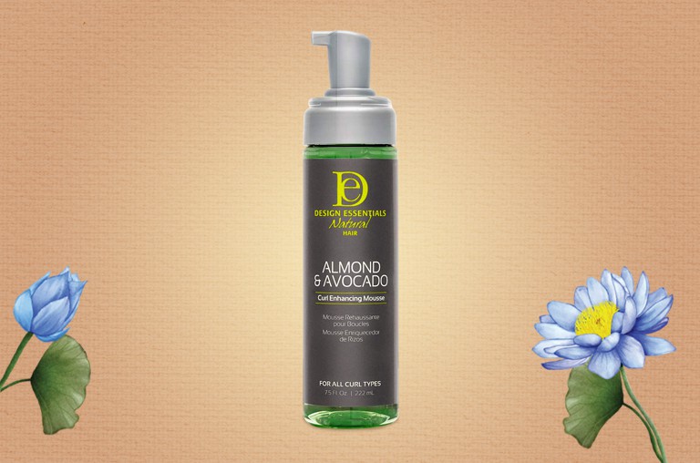 Design Essentials Almond & Avocado Mousses for curly hair