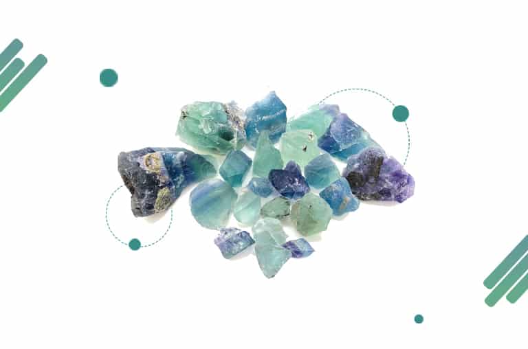 Fluorite crystals