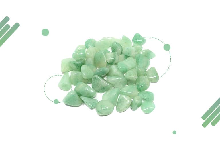 Green Aventurinen crystals