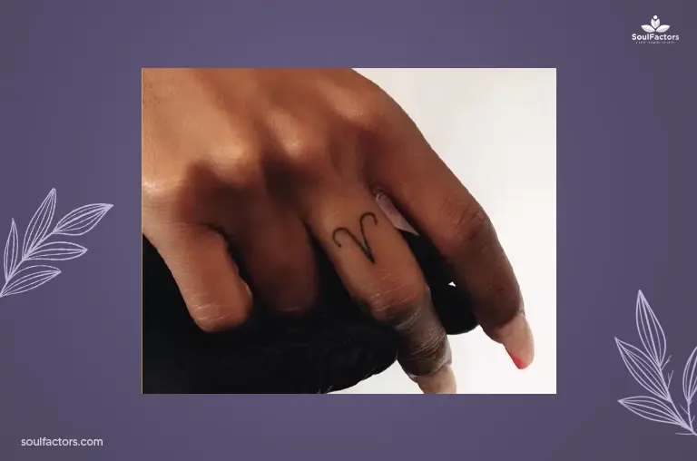 Astrology Signs Finger Tattoo Ideas