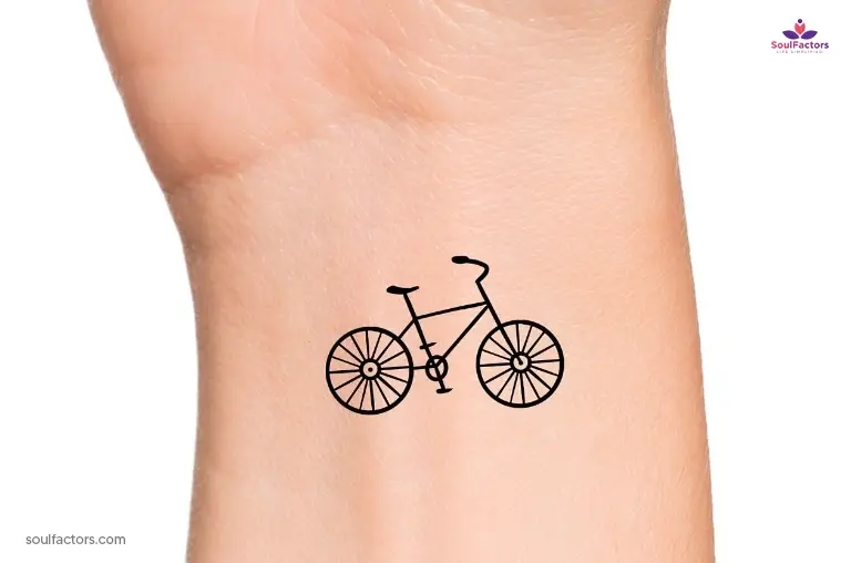 bicycle small tattoo