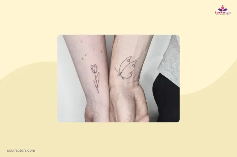 Butterfly Couple Tattoos