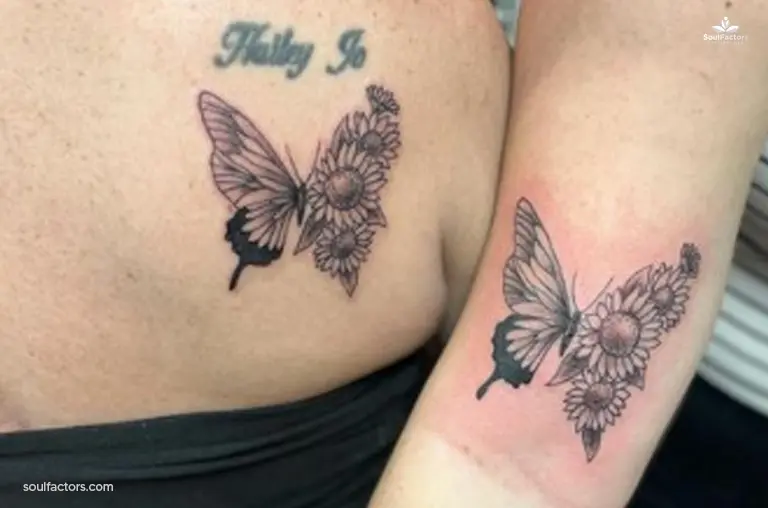matching mother daughter tattoo ideas