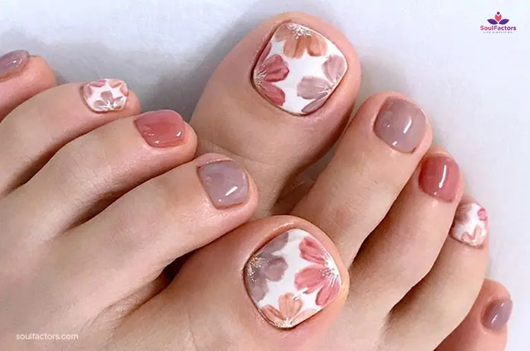 Elegant Toe Nail Designs 