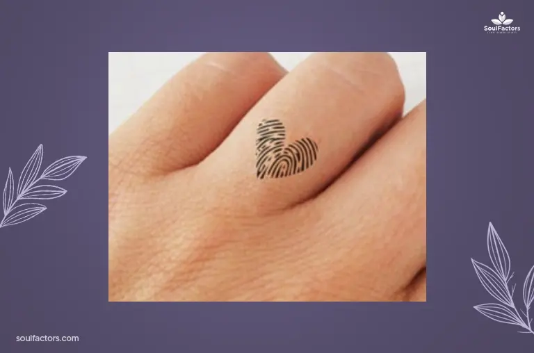 Fingerprint Finger Tattoo Ideas