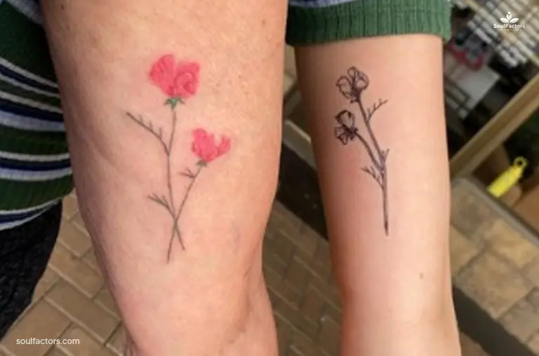 cute mother daughter tattoo ideas