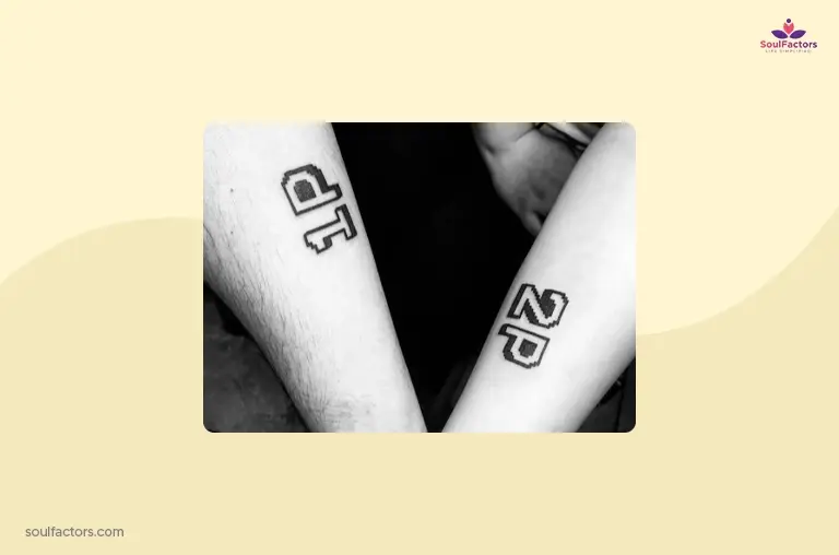 Games And Anime Couple Tattoos