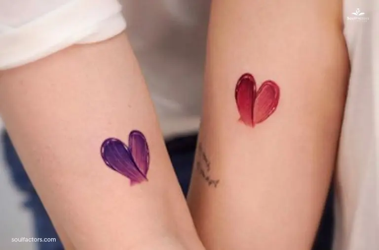 simple mother daughter tattoo ideas