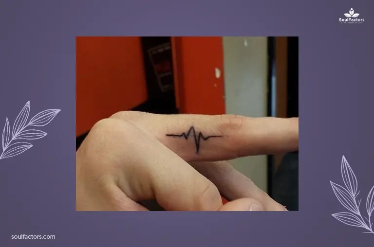 Heartbeat Finger Tattoo Ideas