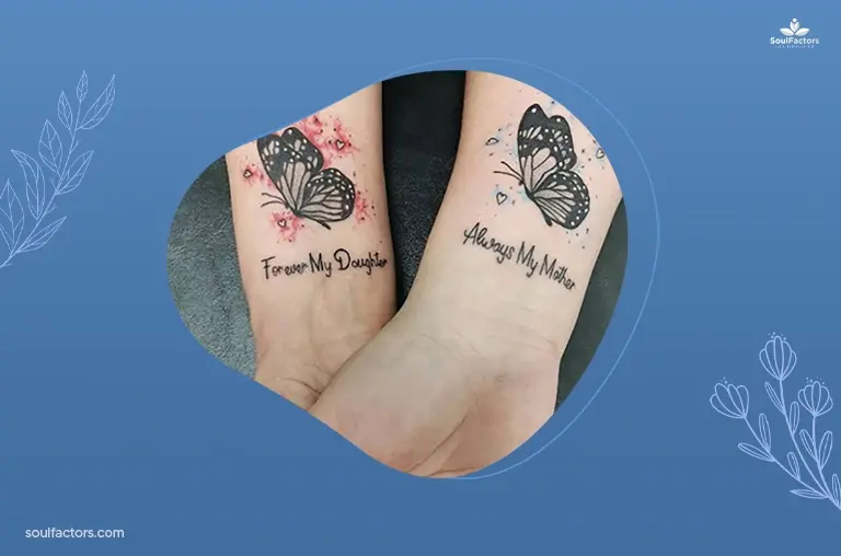 small mother daughter tattoo ideas