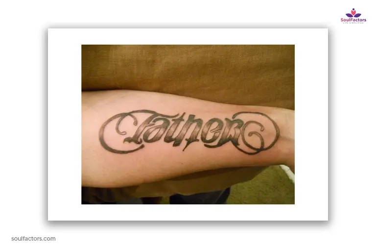 Ambigram Tattoo Ideas For Mother & Father 
