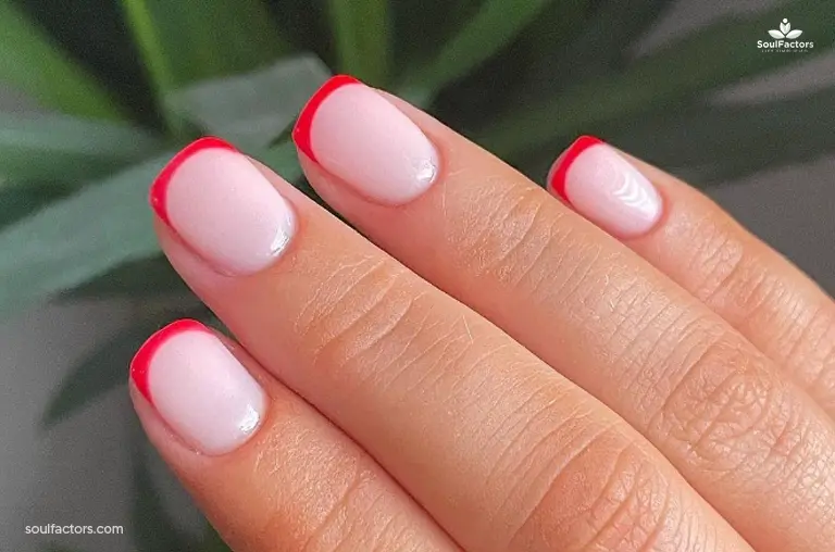 Red-Tip French Manicure 