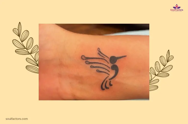 Hummingbird Semicolon Tattoo Ideas