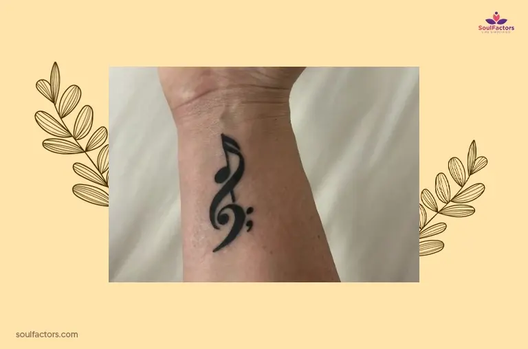 Music Semicolon Note Tattoo Ideas
