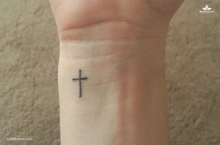 small-cross small tattoo