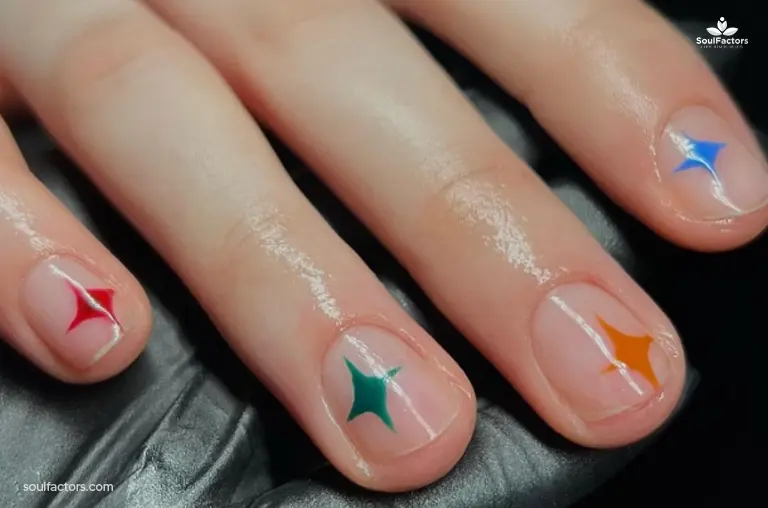 Starry Short Nail Designs