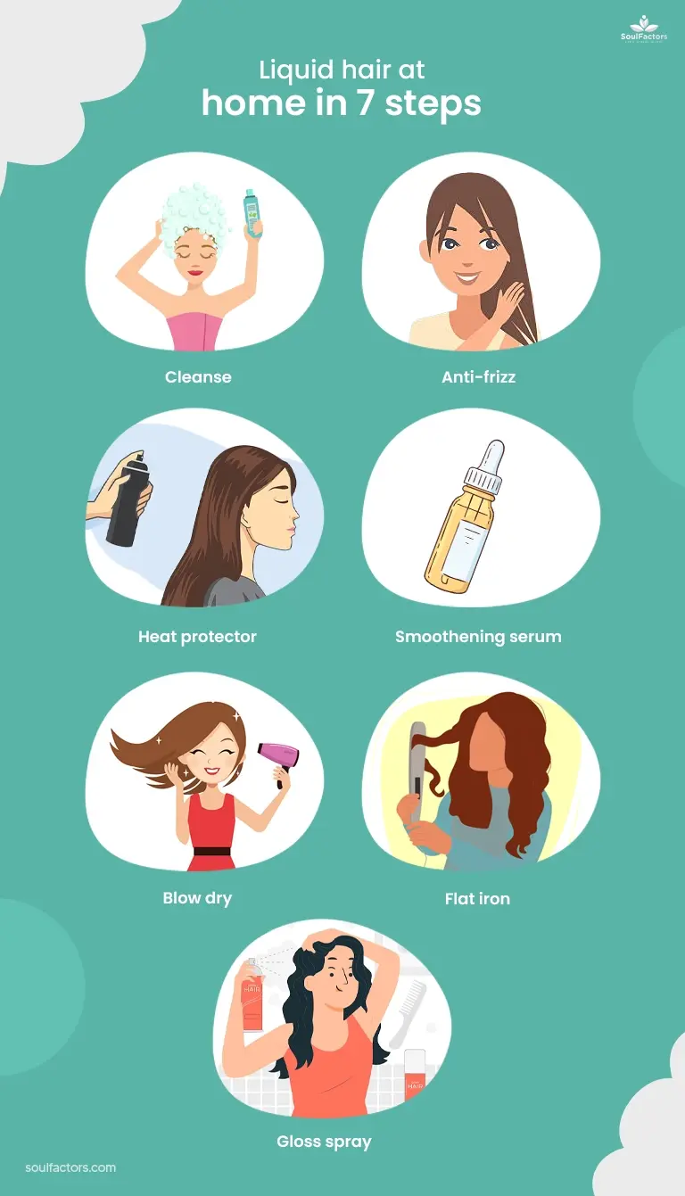 Steps To Get Liquid Hair At Home