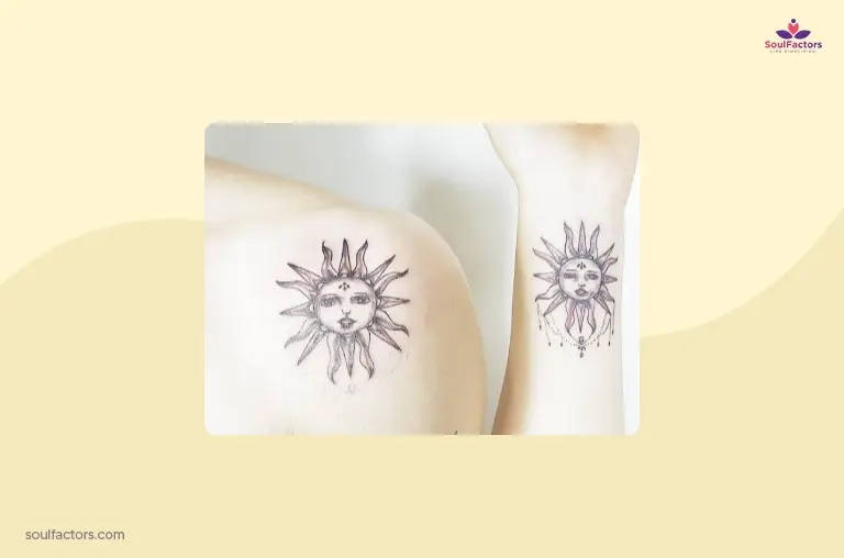 You Are My Sunshine’ Couple Tattoo