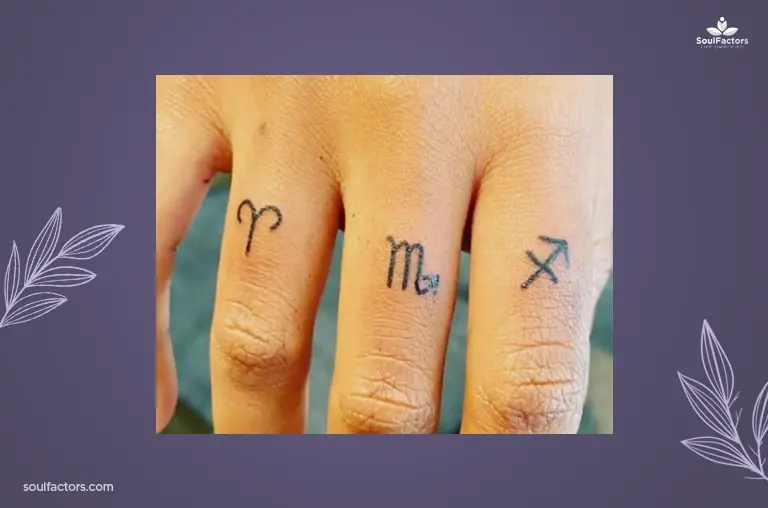 Zodiac Finger Tattoo Ideas