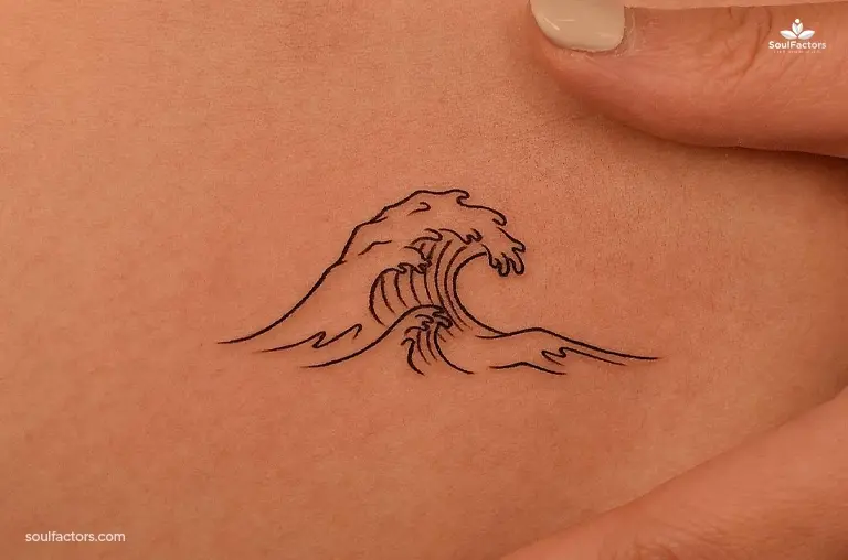 Cool Wave Tattoo