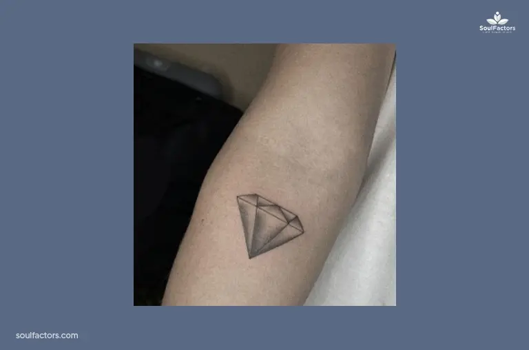 Diamond Line Tattoo 
