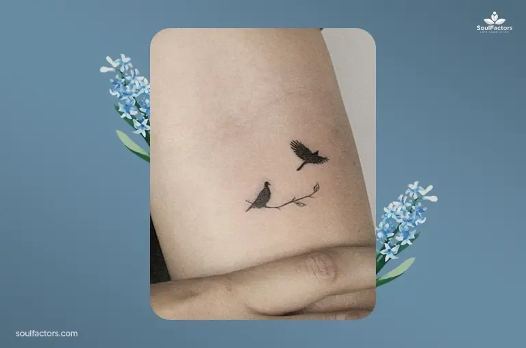 Simple Bird Tattoo