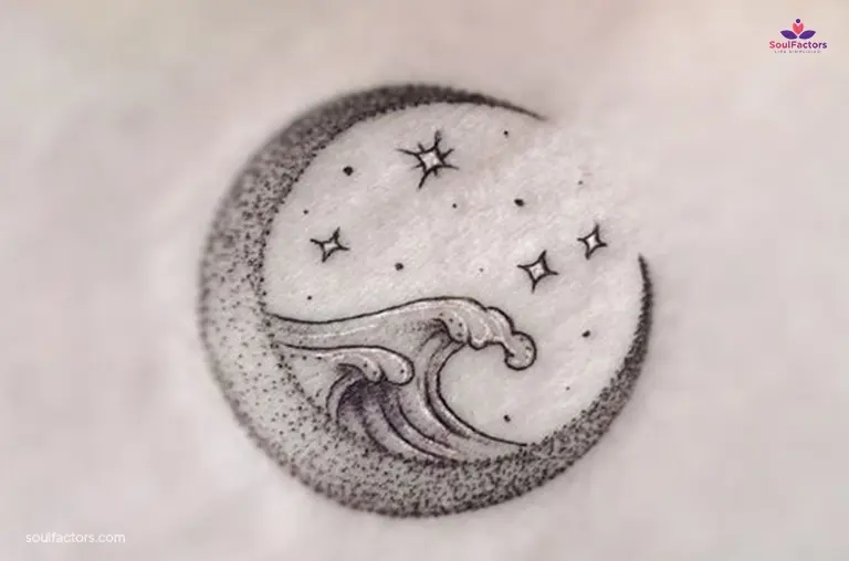 Moon & Wave Tattoo Meaning