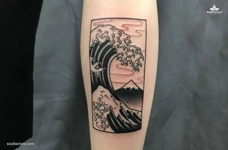 Kanagawa Wave Tattoo