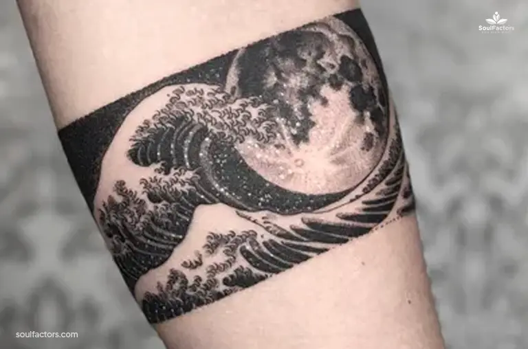 Wave Tattoo Arm