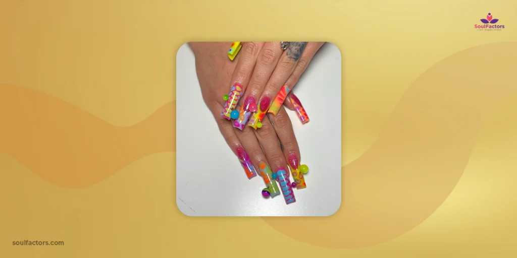 Colourful Repurposed Nail Piercing Ideas 