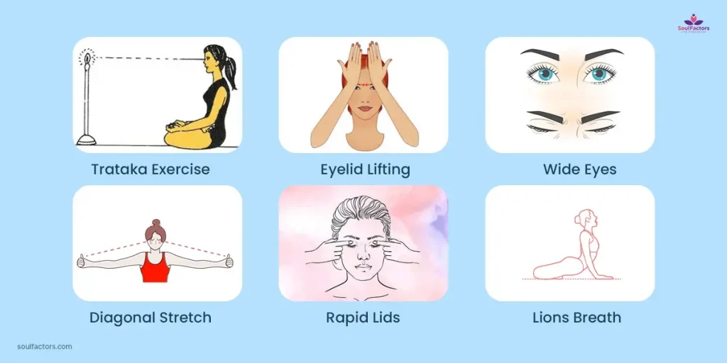 How To Tighten Eyelids At Home With Exercises/ Yoga 