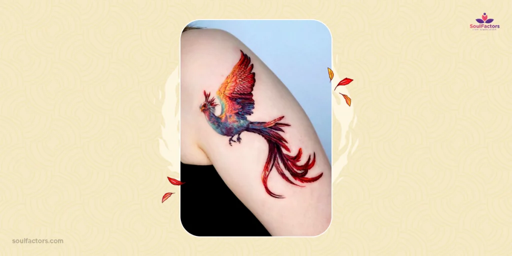 phoenix tattoo color