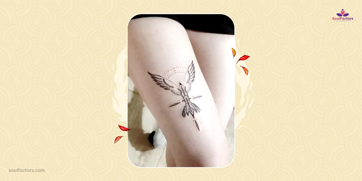 small phoenix tattoo designs female