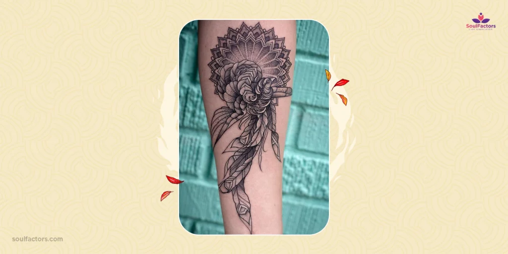mandala phoenix tattoo