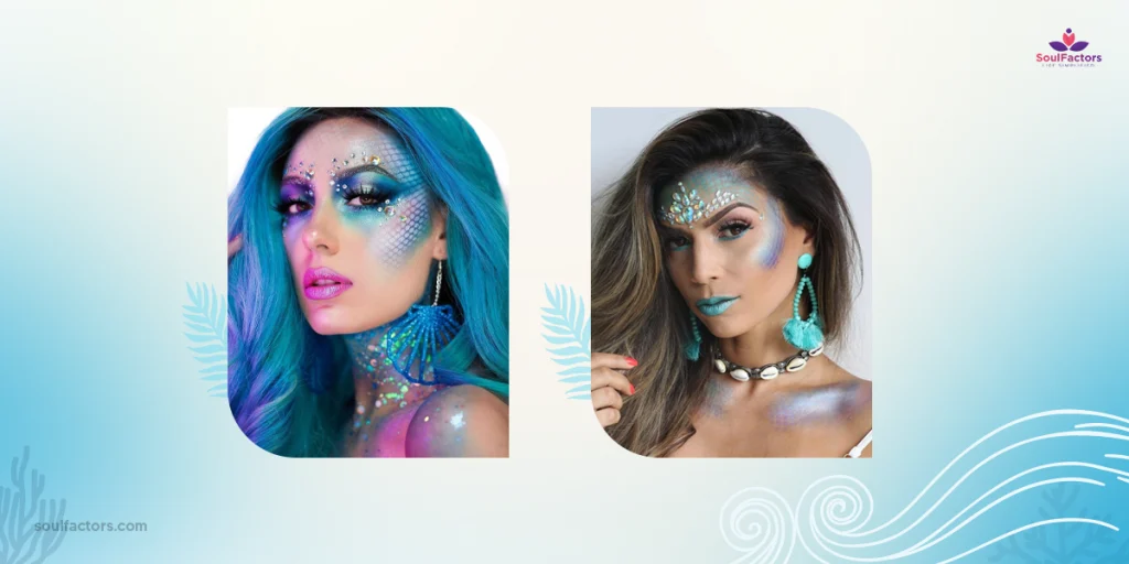 mermaidcore makeup