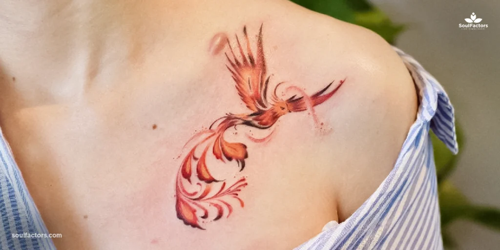 What does a phoenix tattoo symbolize?