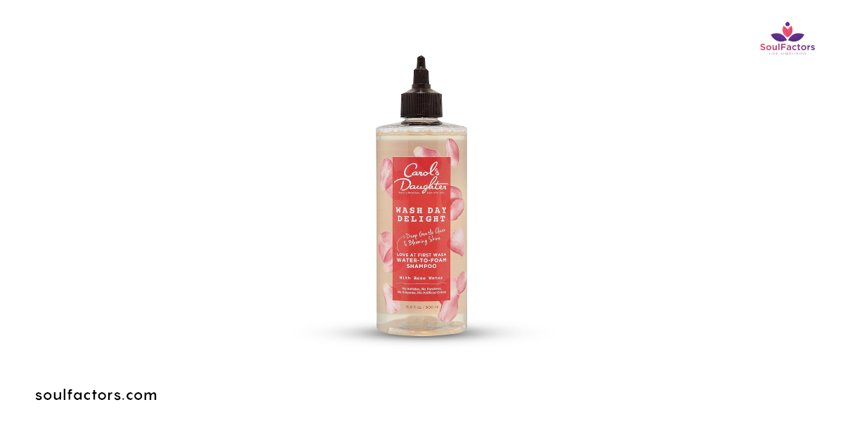 Carol's daughter washed day delight micellar shampoo with rose wate