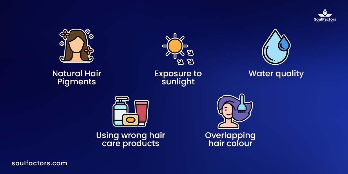 Natural hair pigments, exposure to sunlights - blue shampoos for hair 