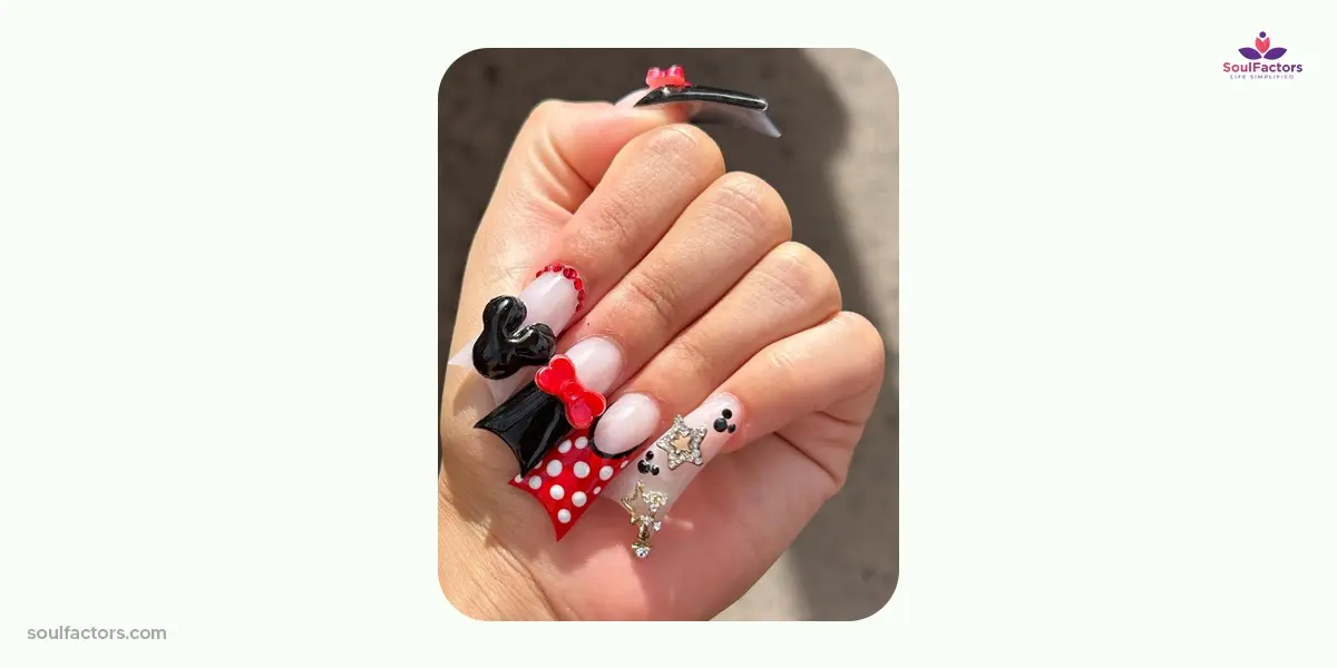 Mickey Mouse Duck Nails 