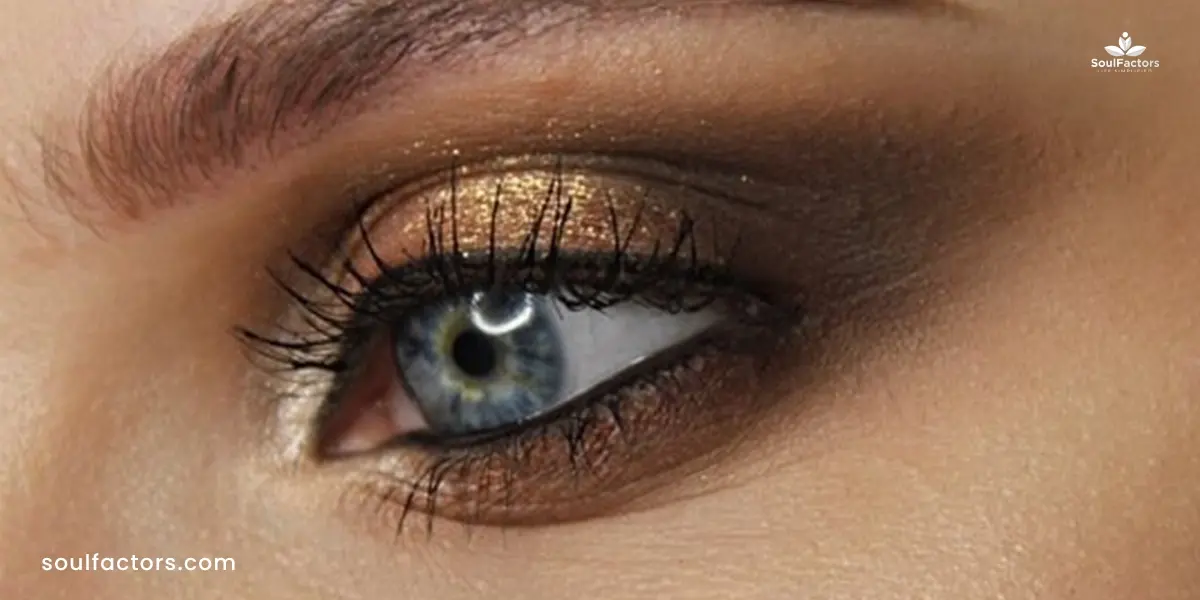 Gold Eyeshadow For Blue Eyes