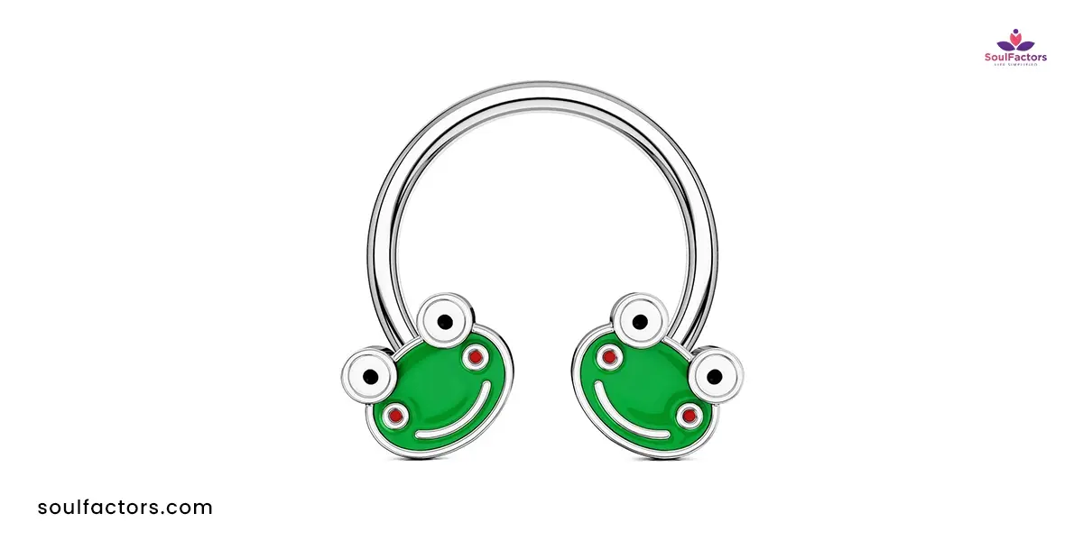 frog eyes piercing jewelry