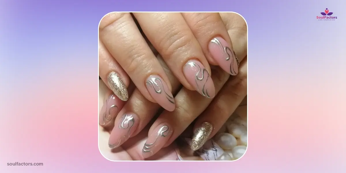 Chrome Nail Ideas - 3D Chrome Nails