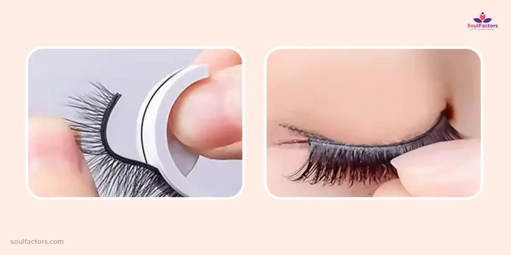 How To Apply Self Adhesive Lashes?