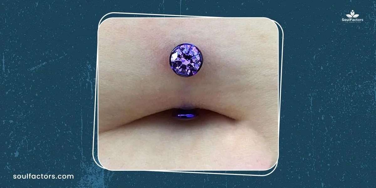 Lilac Navel Piercing Jewelry